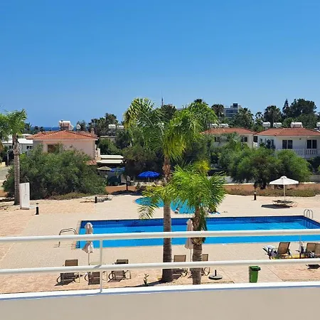 Nissi 3 Pool View 2 Bedroom With Large Veranda *